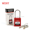 P38SD4 Colored Reinforced Nylon Safety Padlock,Combination Padlock With Master Key